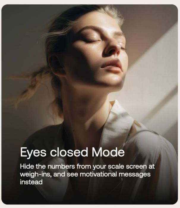 Eyes closed mode