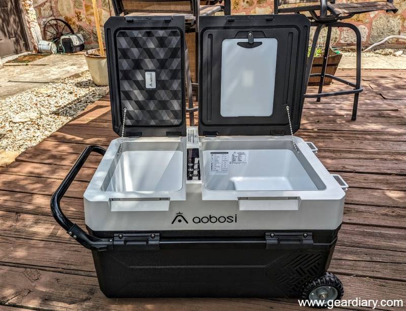 AAOBOSI Portable Car Fridge Review: A Great 45-Quart Option for Camping, the Pool, or Off-Grid Living