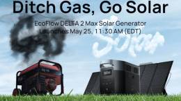 EcoFlow DELTA 2 Max Launches with 5% Savings & Free Solar Add-Ons That You Won't Want to Miss!