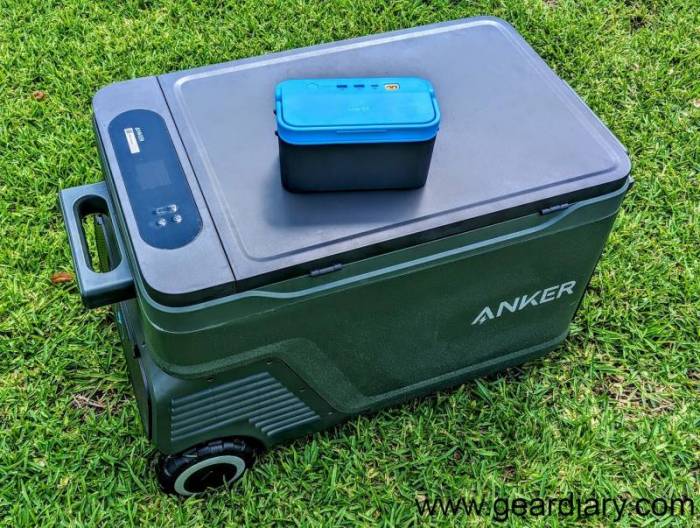 The Anker EverFrost with battery