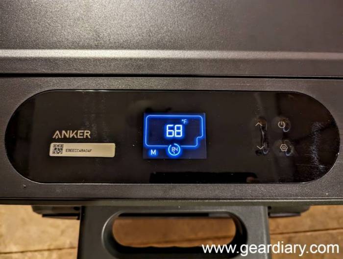 Temperature setting on the Anker EverFrost