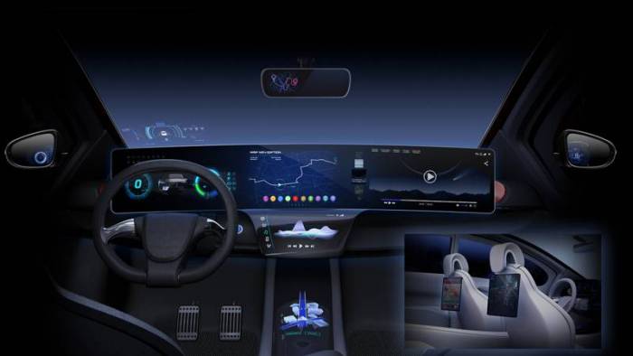 A car empowered by MediaTek and NVIDIA