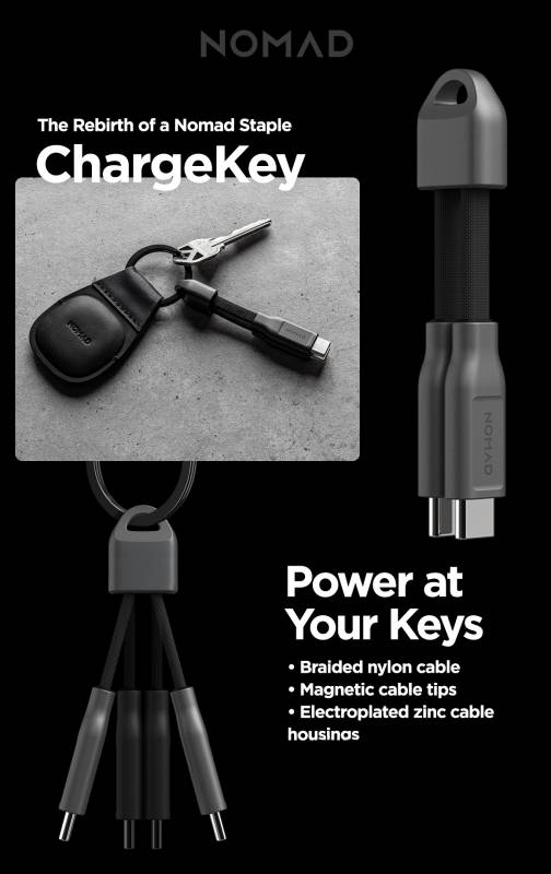 Nomad ChargeKey: A Handy EDC Classic Is Reborn and Updated!