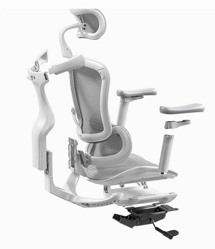 Expanded diagram of the SIHOO Doro-C300 Ergonomic Office Chair parts during installation