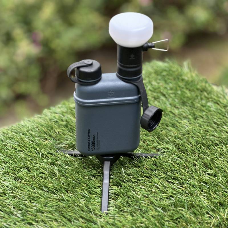 ELECOM NESTOUT Lamp-1 Outdoor Camping LED Flashlight w/ Mini Tripod