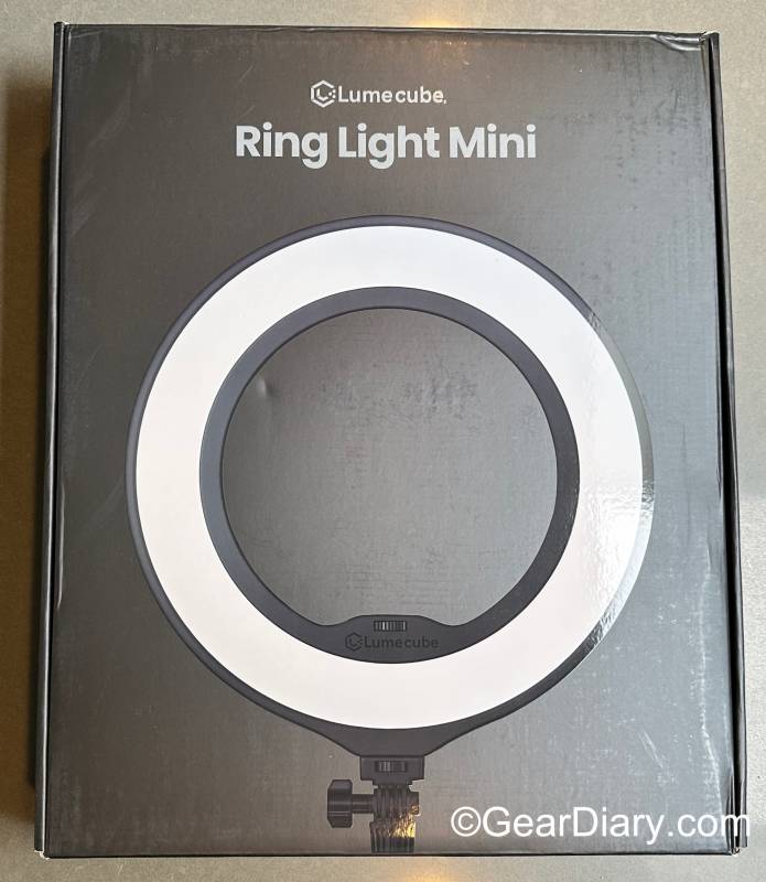 Lume Cube Ring Light Mini retail packaging