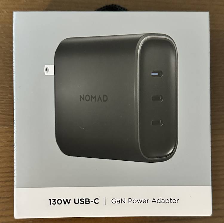 Nomad 130W Power Adapter in retail box