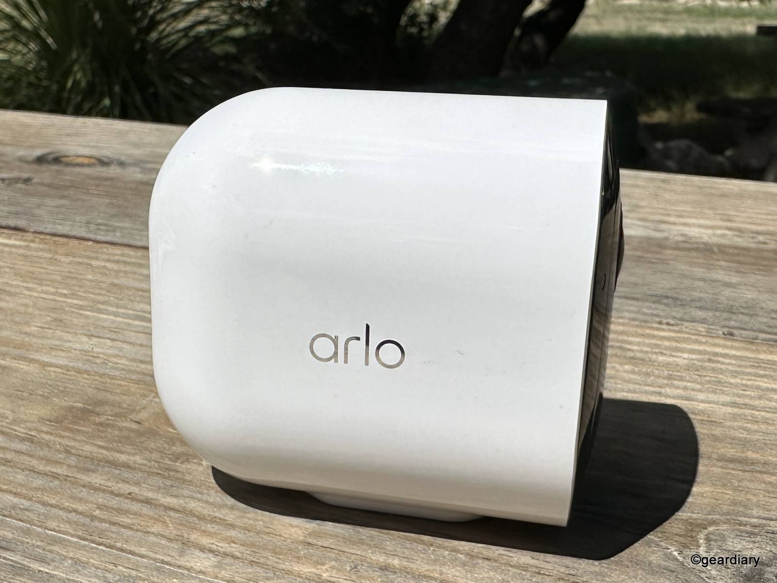 Right side of the Arlo Pro 5S 2K Wireless Security Camera