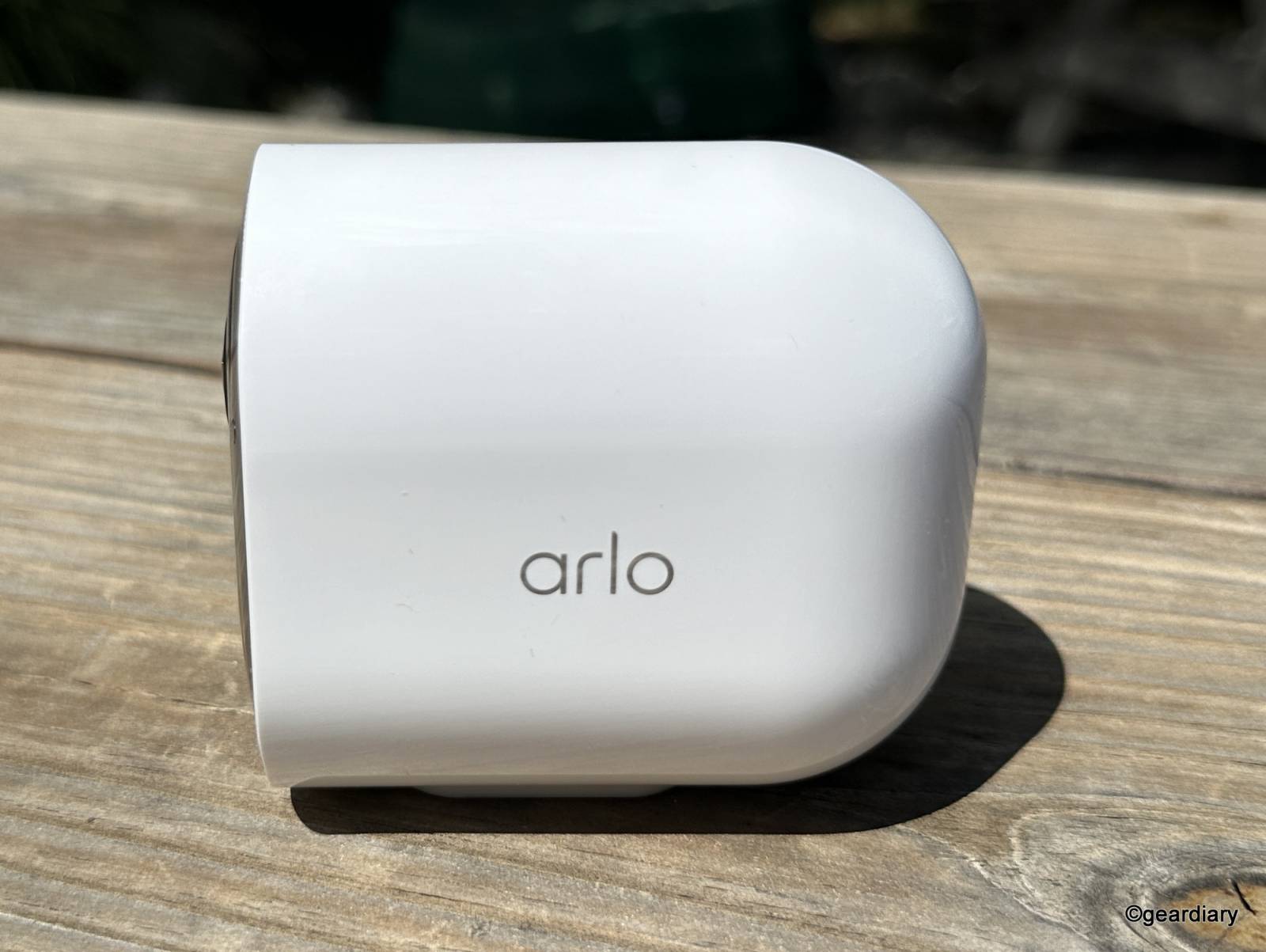 Left side of the Arlo Pro 5S 2K Wireless Security Camera