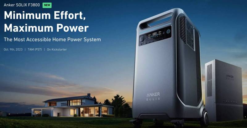 Anker SOLIX X1 and SOLIX F3800 Will Supply Power to Your Home and Electric Vehicle When You Need It Most