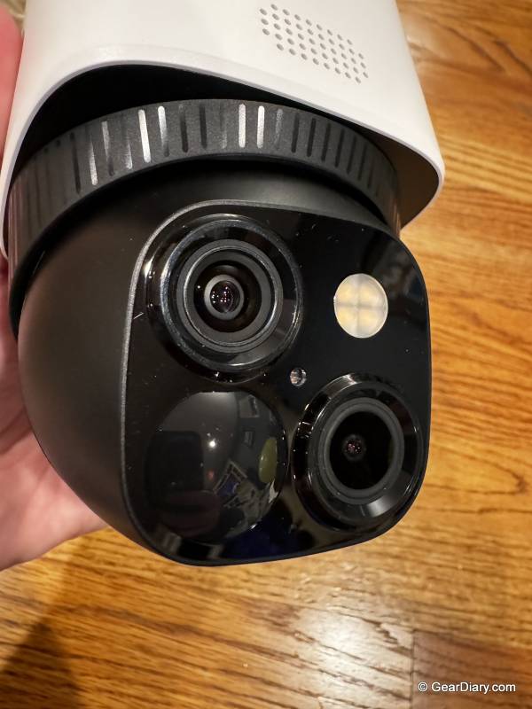 Dual cameras on the SoloCam S340