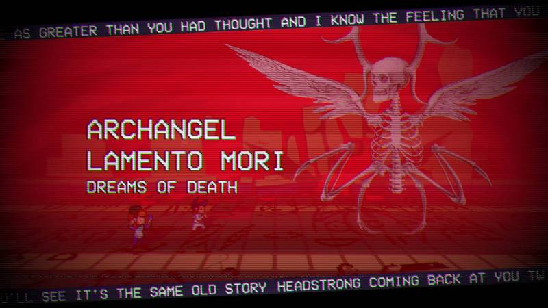 Archangel Lamanto Mori screen in Cassette Beasts