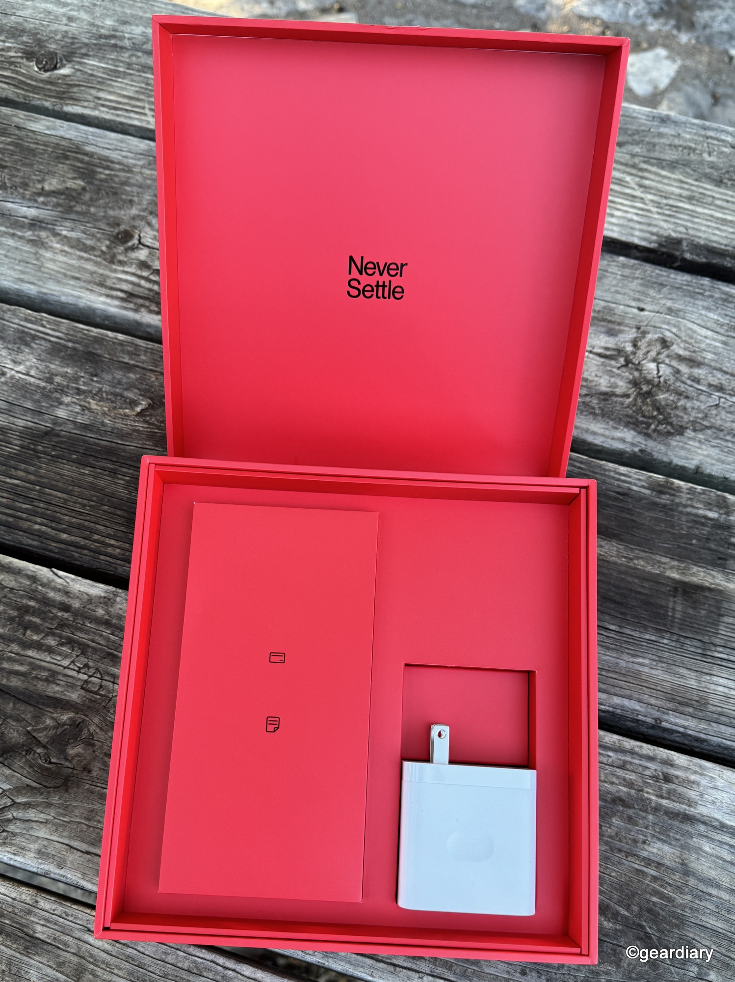 The included OnePlus Open 80W charger