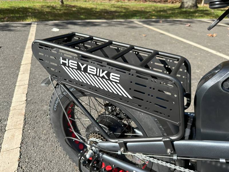 Rear rack on the Heybike Mars 2.0