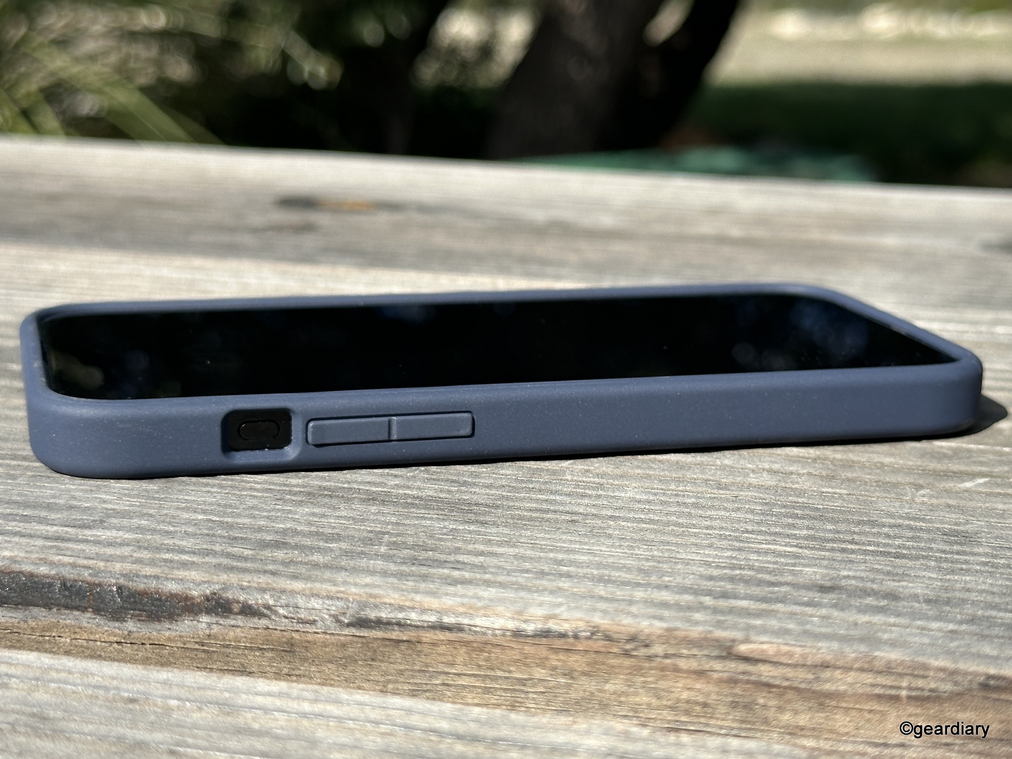 Incipio Cru iPhone 15 Pro Max case with MagSafe left side