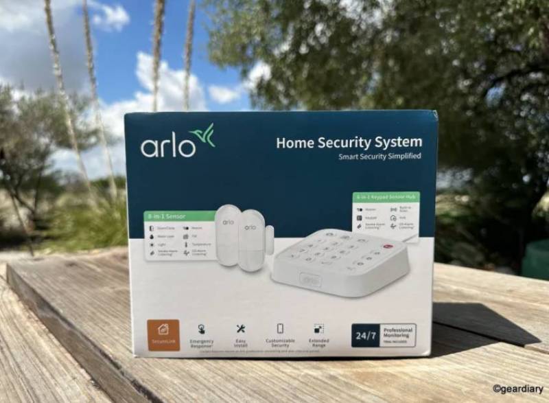 Arlo Home Security System retail box