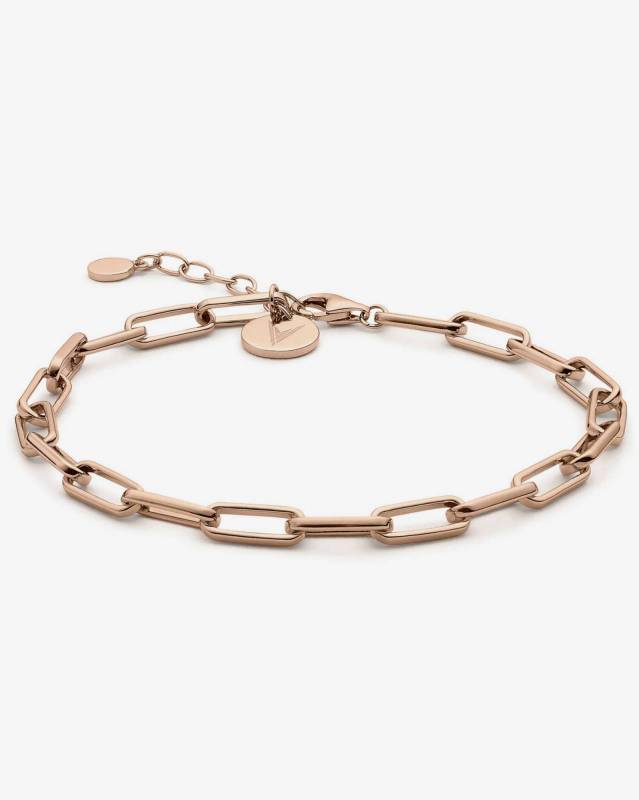 Vincero Collective Women's Chain Link Bracelet in rose gold
