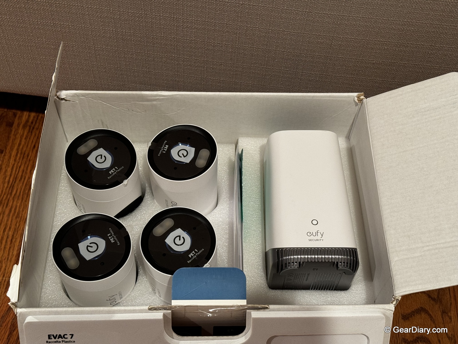 EufyCam E330 (Professional) 4-Cam Kit in box