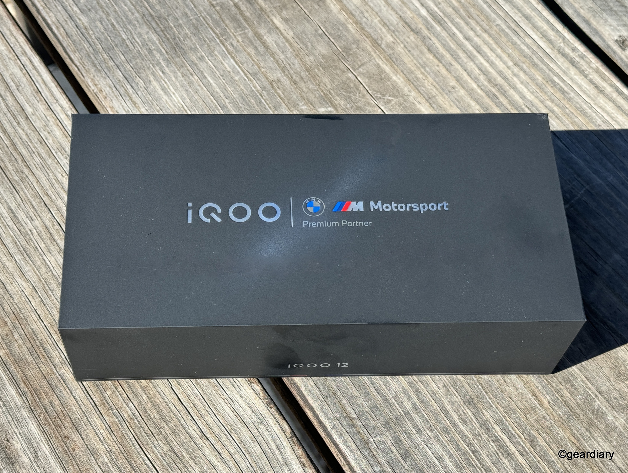 The IQOO 12 Legend Edition retail box