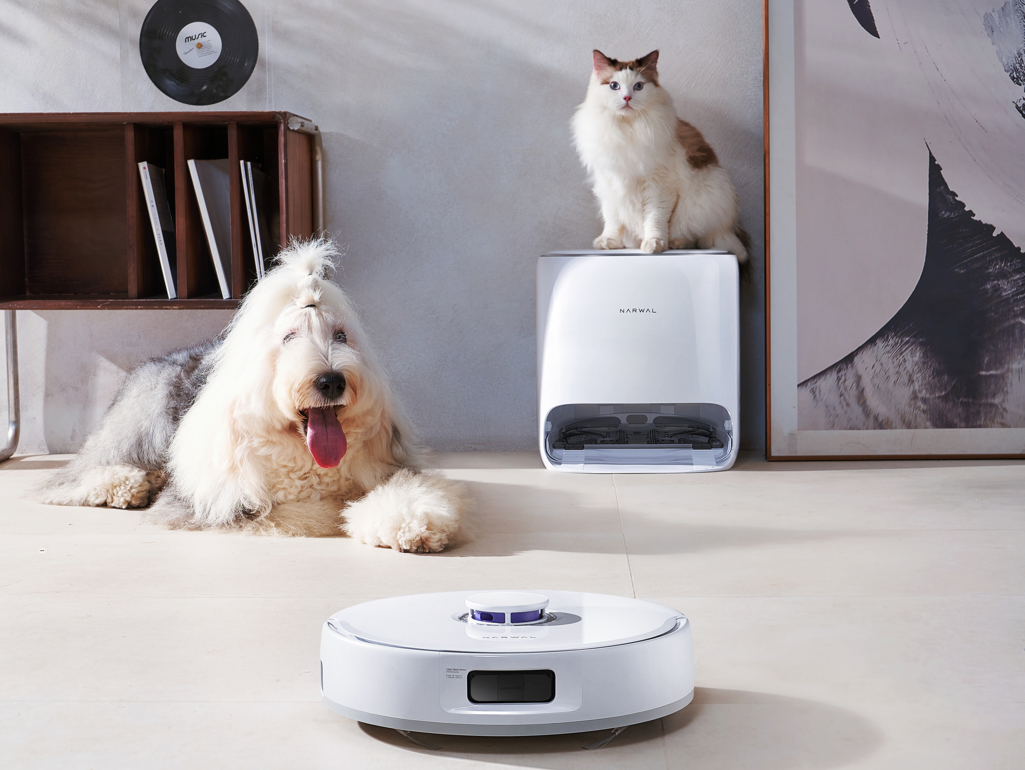  Narwal Mop Robot Vacuum with Self-Cleaning Station, LiDAR  Navigation, Carpet Detection - For Hard Floors and Pet Hair