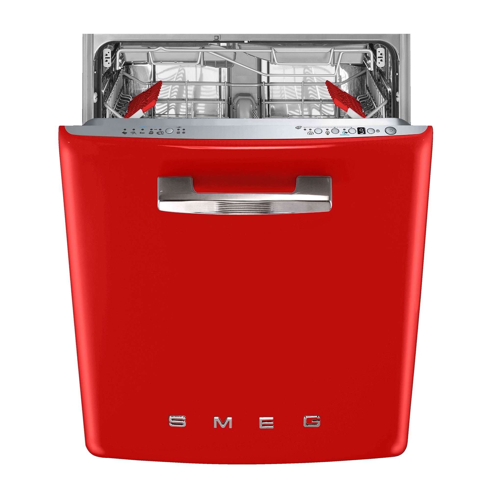 SMEG 24" Retro Dishwasher in Red