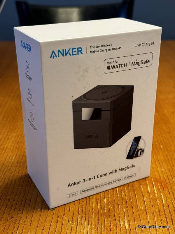 Anker 3-in-1 Cube with MagSafe in retail box