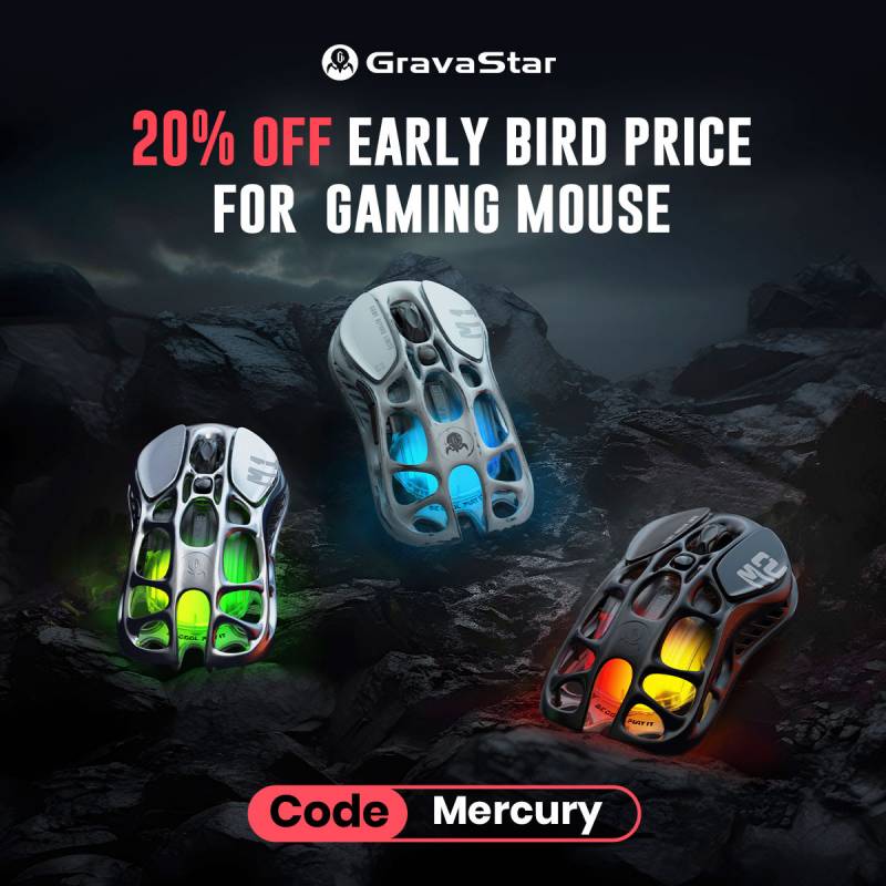 UPDATED: GravaStar Mercury M1 Pro and M2 Gaming Mice Offer Precision and Aesthetics to Your PC Gaming Experience