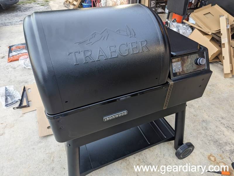 Traeger Ironwood assembly almost complete