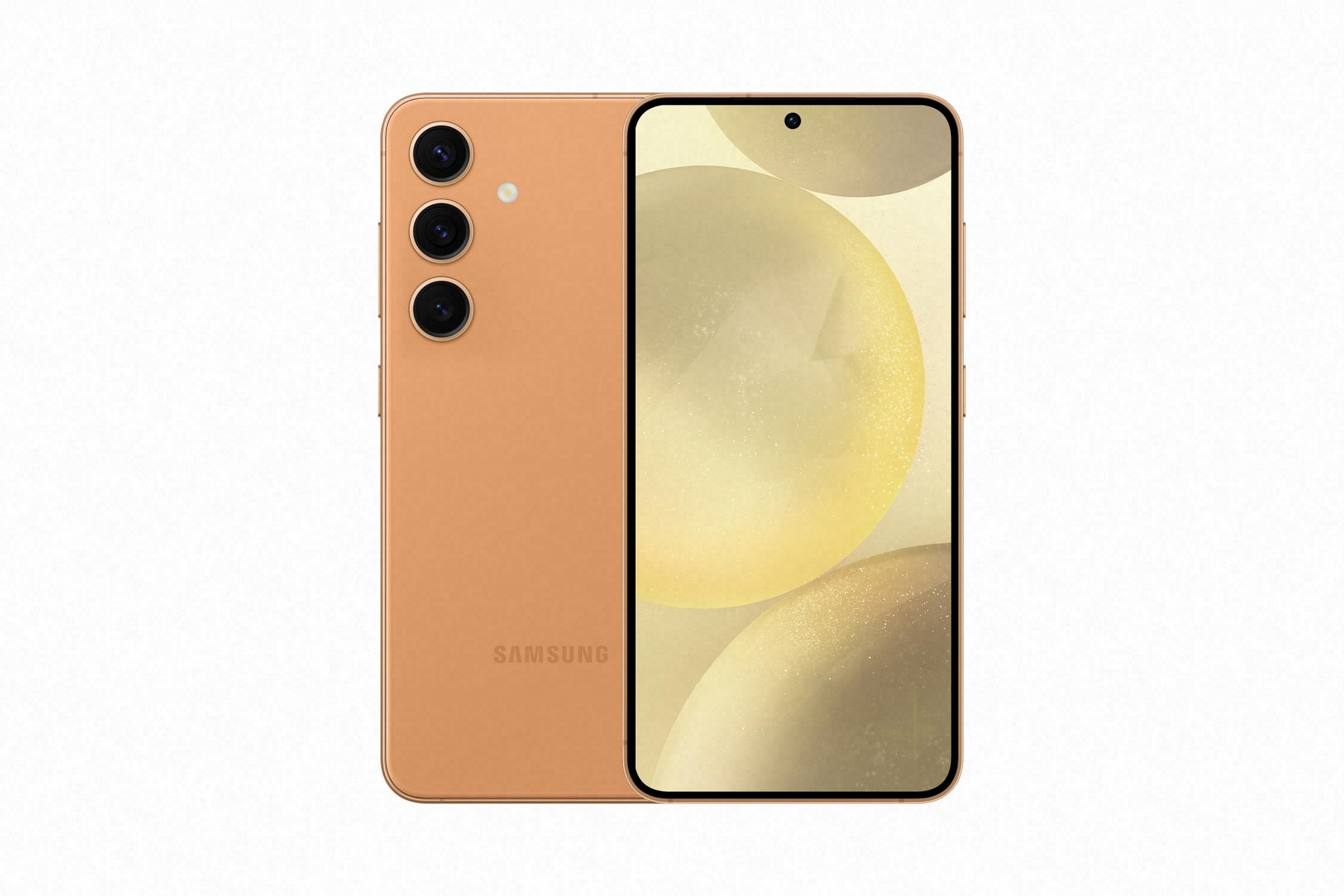 Samsung Galaxy S24 in Sandstone Orange