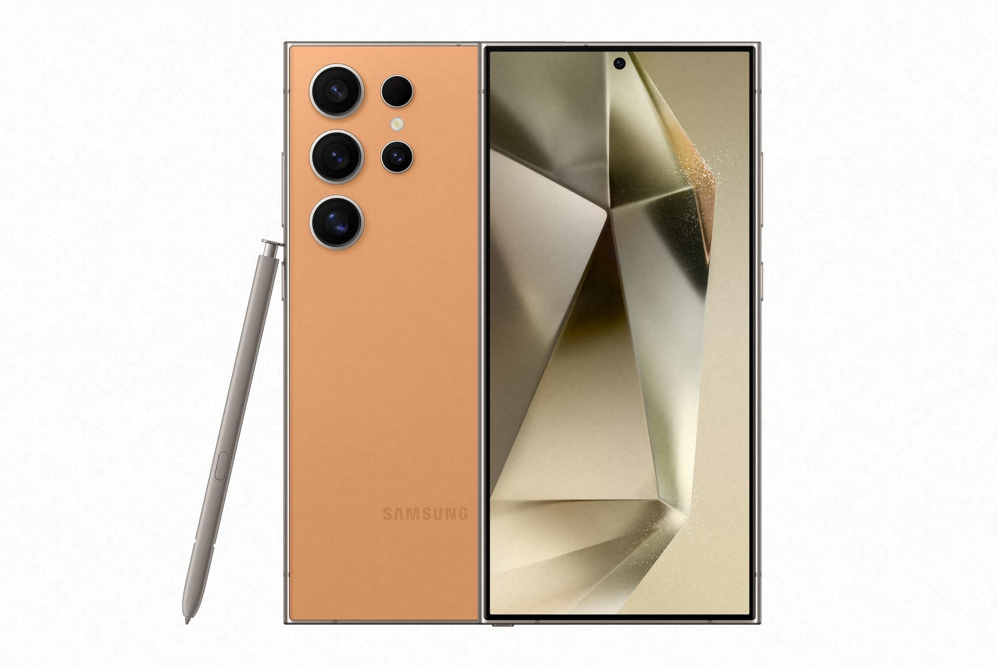 Samsung Galaxy S24 Ultra in Titanium Orange