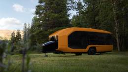 RVing Goes Luxury Green with the Futuristic Pebble Flow