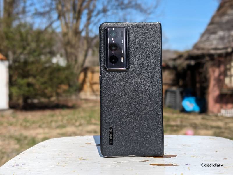 The back of the Honor Magic V2