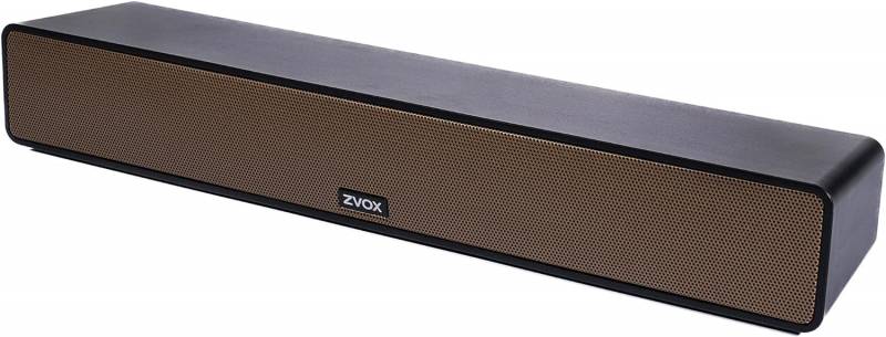 Angled view of the front of the ZVOX AccuVoice AV120