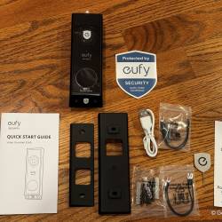 Eufy Video Doorbell E340 box contents