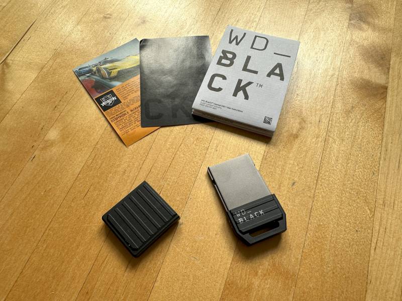 Included in the WD_Black C50 retail box.