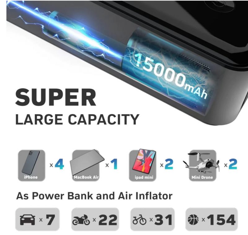 Denvix Air Inflator features