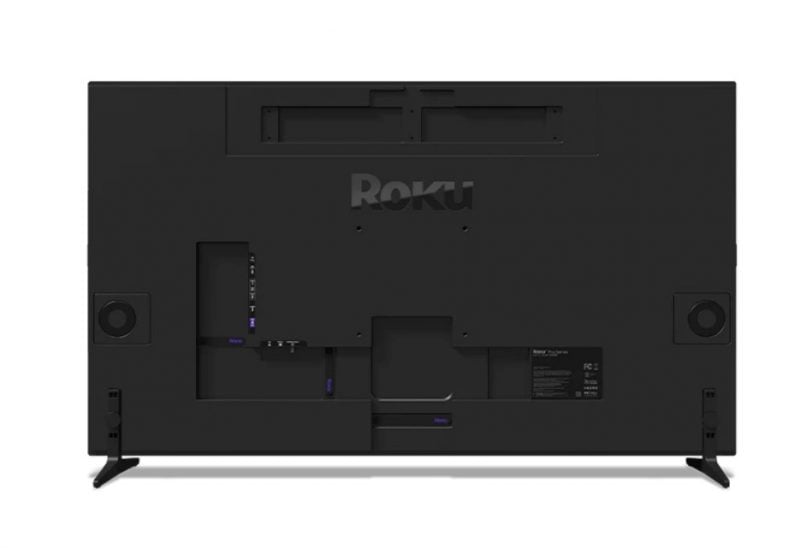 Back of Roku Pro Series TVs