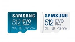 Samsung EVO Select and EVO Plus microSD cards.