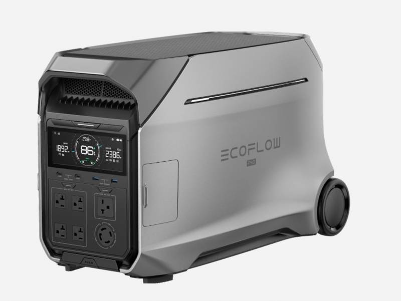 Side view of the EcoFlow DELTA Pro 3