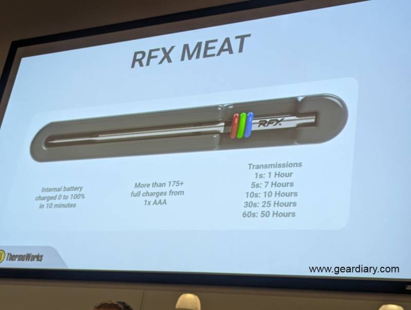 ThermoWorks RFX Meat specifications