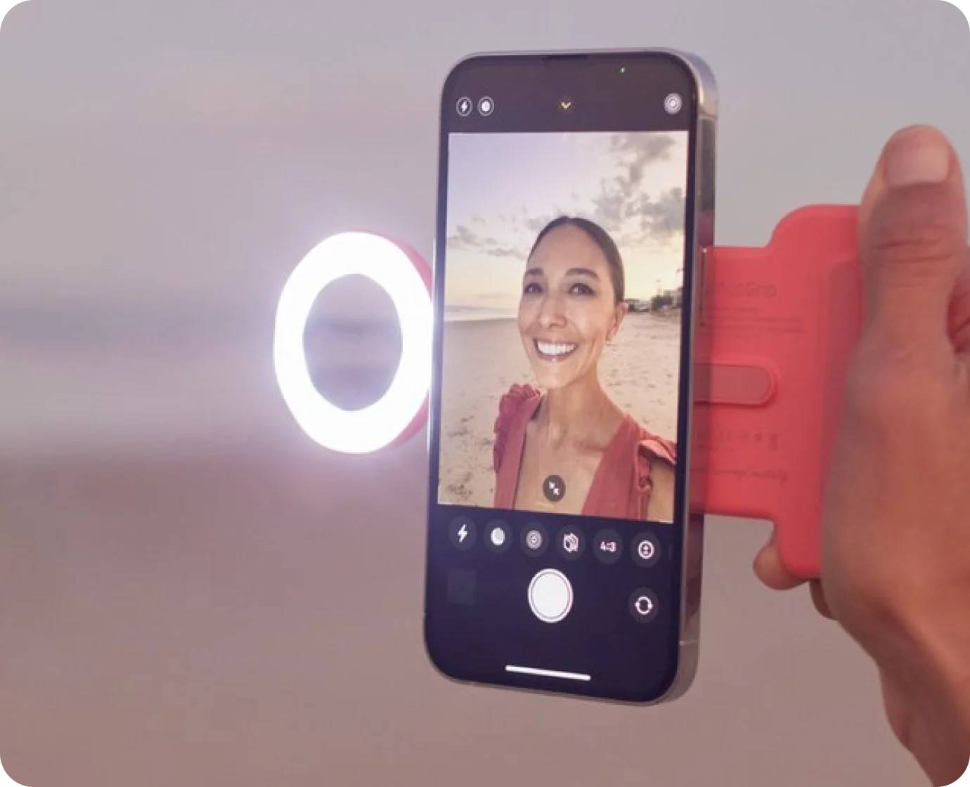 Amazon.com: ShiftCam SnapLight - LED Selfie Ring Light with