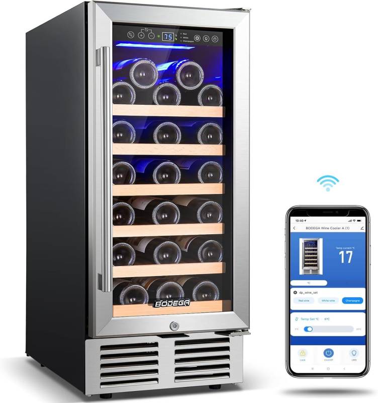 BODEGA 31-Bottle Wine Fridge Model JC-85A
