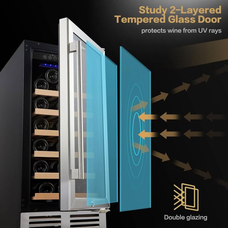 BODEGA 31-Bottle Wine Fridge Model JC-85A
