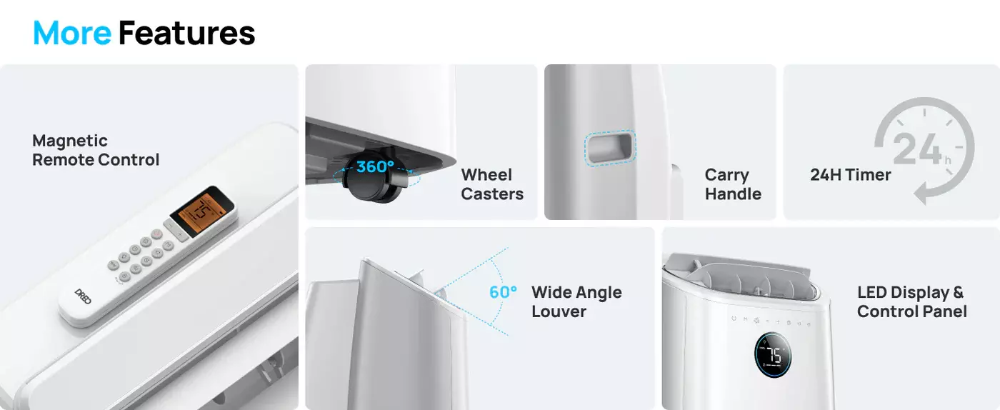 Gear Diary's 2024 Back to School Gift Guide: Perfect Picks for Every Age and Stage 866 DREO AC516S Portable Air Conditioner