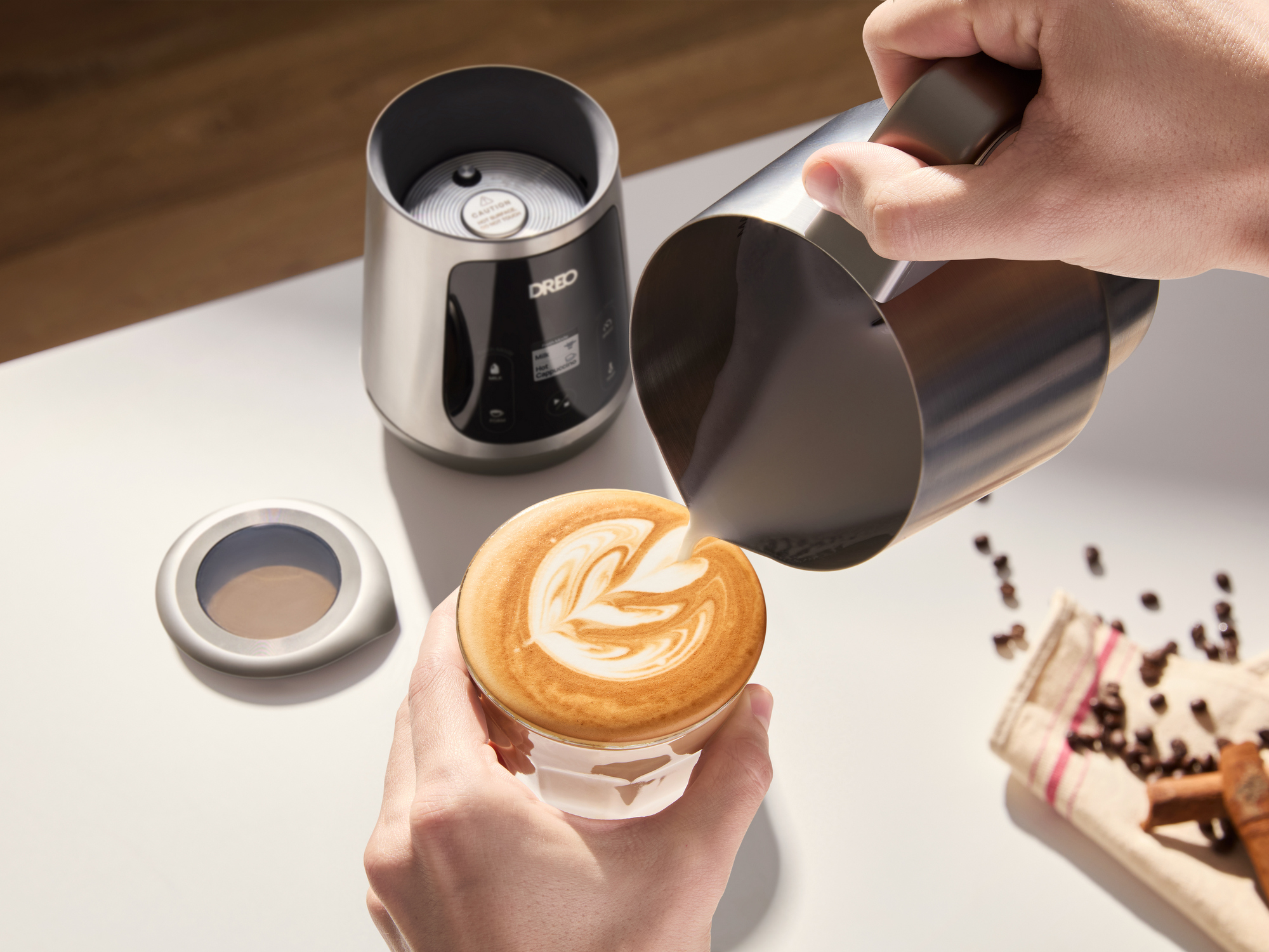 Elevate Your Home Coffee Game with the DREO BaristaMaker Milk 