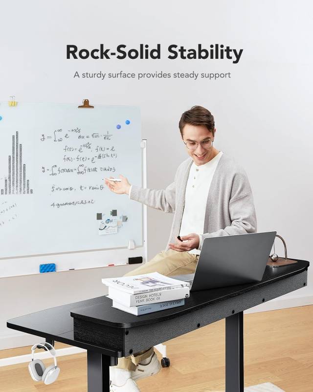 Huanuo 48" X 24" Electric Standing Desk with Two Drawers