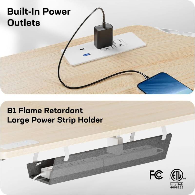 Huanuo 63" Dual-Motor L-Shaped Standing Desk