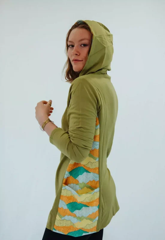 SWOOP Tunic in Mountain Mist Green