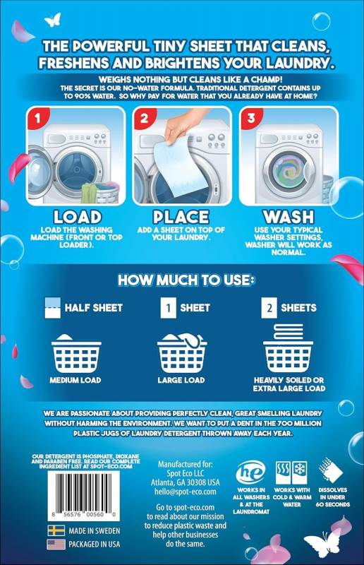 Spot Detergent Sheets