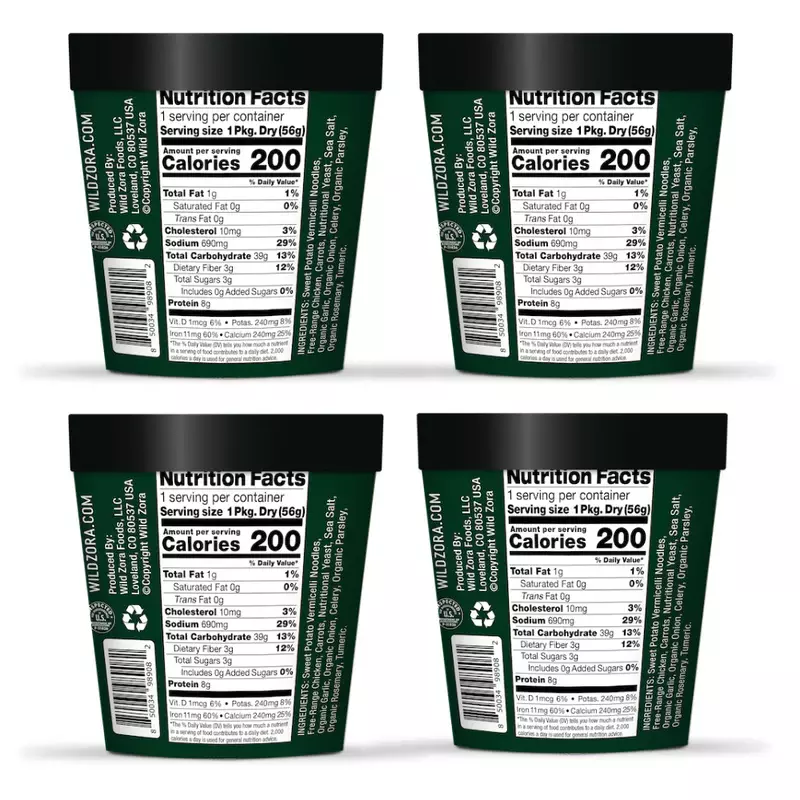 Wild Zora Chicken Noodle Soups